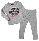 Harley-Davidson Girls 2Pc Knit Pant Set