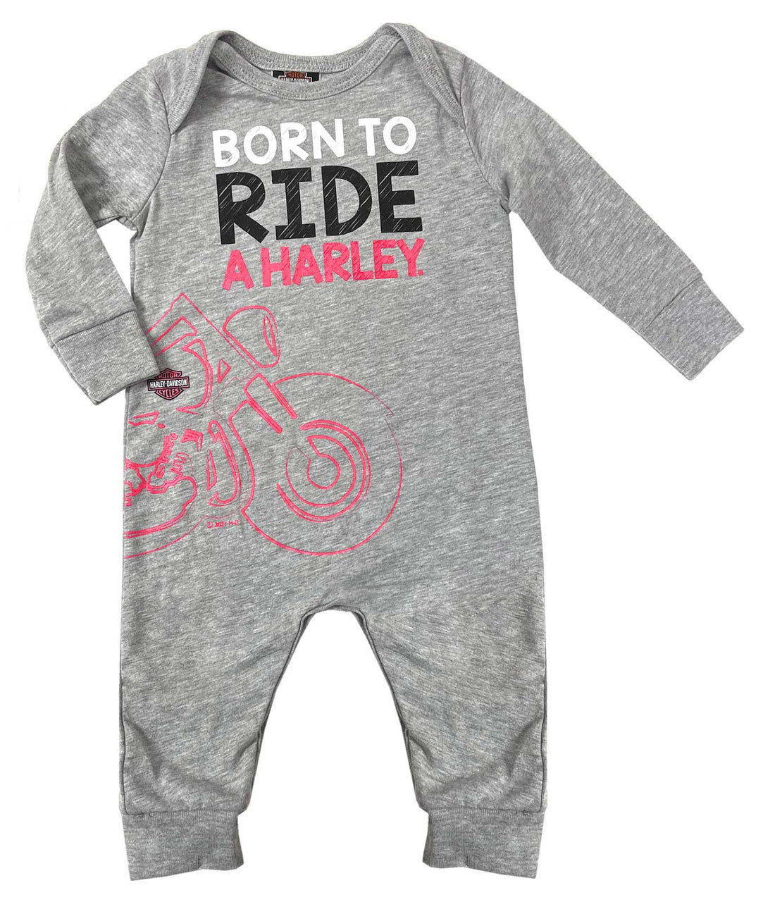 Harley-Davidson Baby Girl Born to Ride Romper