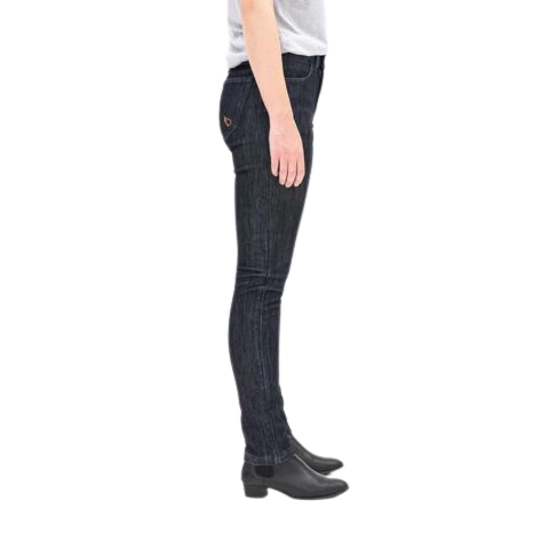 Saint Women's Unbreakable High-Rise Skinny Jeans in Indigo