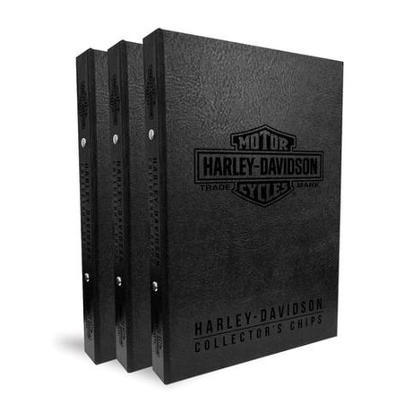 Harley-Davidson Poker Chip Collectors 96 Piece Album