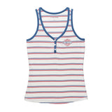 Harley-Davidson Women's United Striped Henley Tank