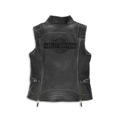 Harley-Davidson Women's Electra Studded Leather Vest