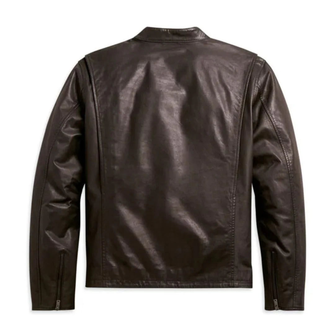 Harley-Davidson Men's Cafe Racer Leather Jacket