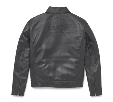 Harley-Davidson Men's Lisbon Debossed Leather Jacket