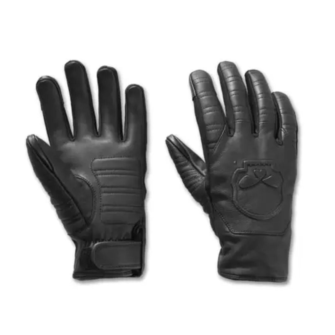 Harley-Davidson Men's Willie G Skull Leather Gloves