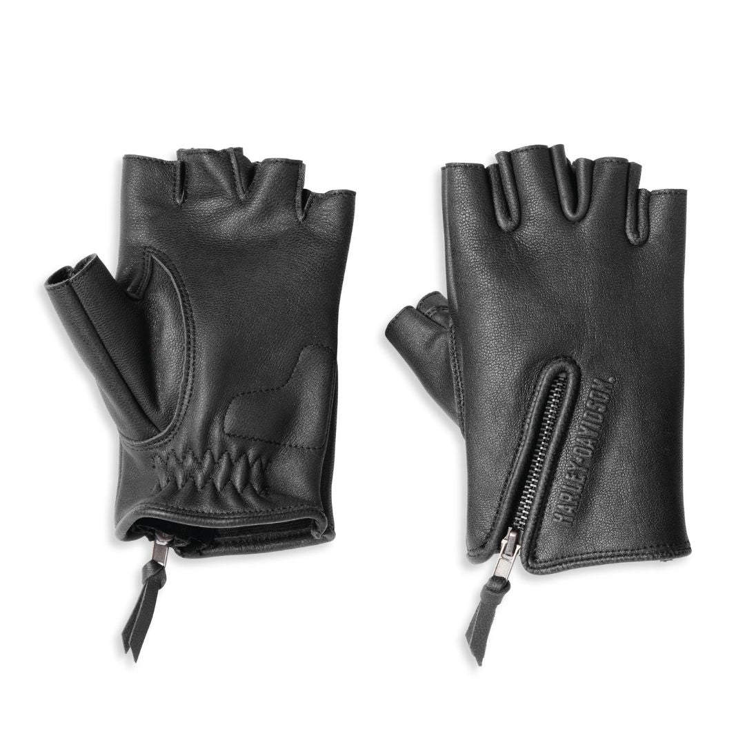 Fingerless leather gloves online