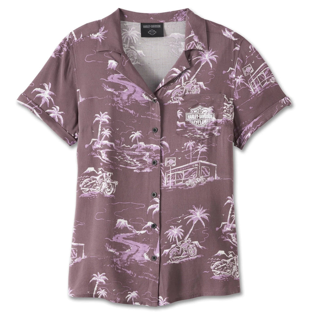 Harley-Davidson Women's Aloha Shirt