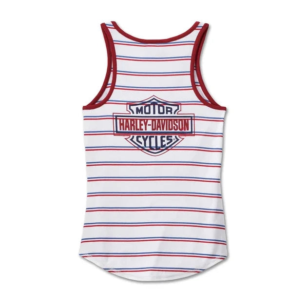 Harley-Davidson Women's United Striped Henley Tank