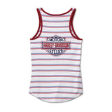 Harley-Davidson Women's United Striped Henley Tank