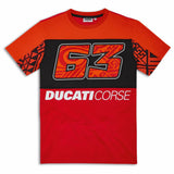 Ducati Men's Dual Pecco Bagnaia 63 T-Shirt