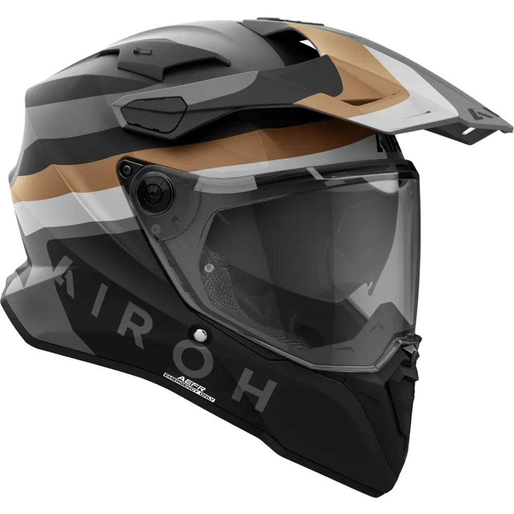 Airoh Commander 2 Doom Matt Gold Adventure Helmet