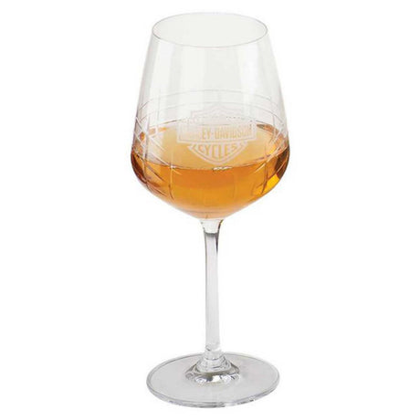 Harley-Davidson Crystal Wine Glass Set