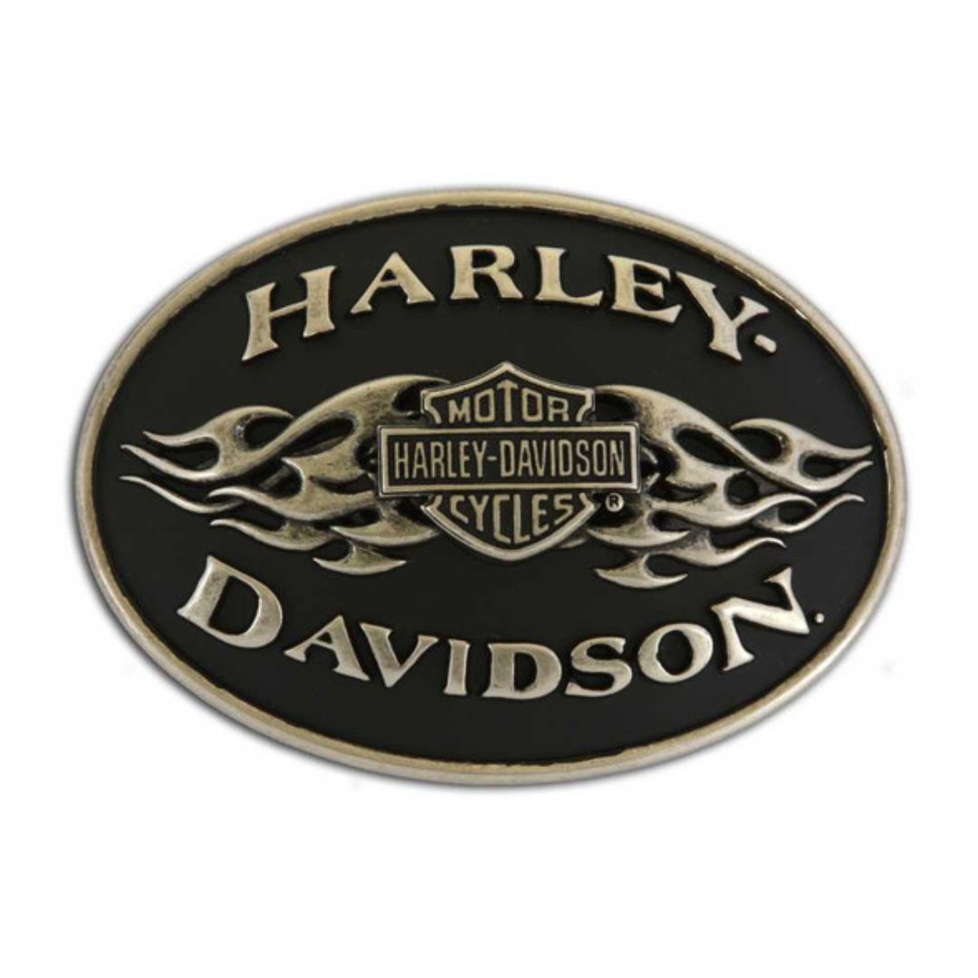 Harley-Davidson Black Flame Buckle