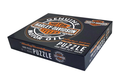 Harley-Davidson Oil Can Jigsaw Puzzle