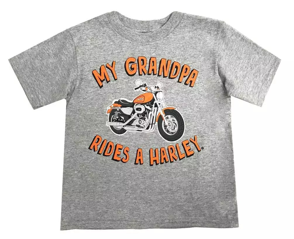 Harley-Davidson Boys Grandpa Rides T-Shirt