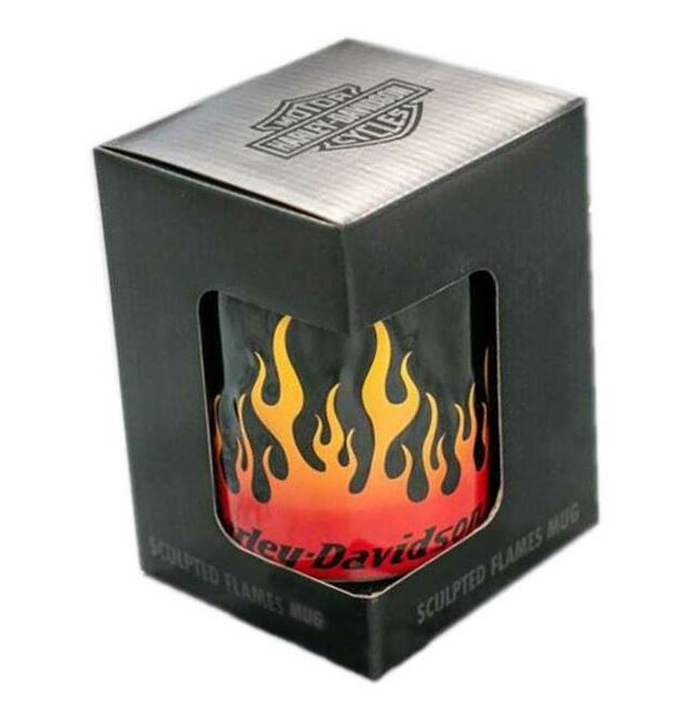 Harley-Davidson Sculpted Flames Mug